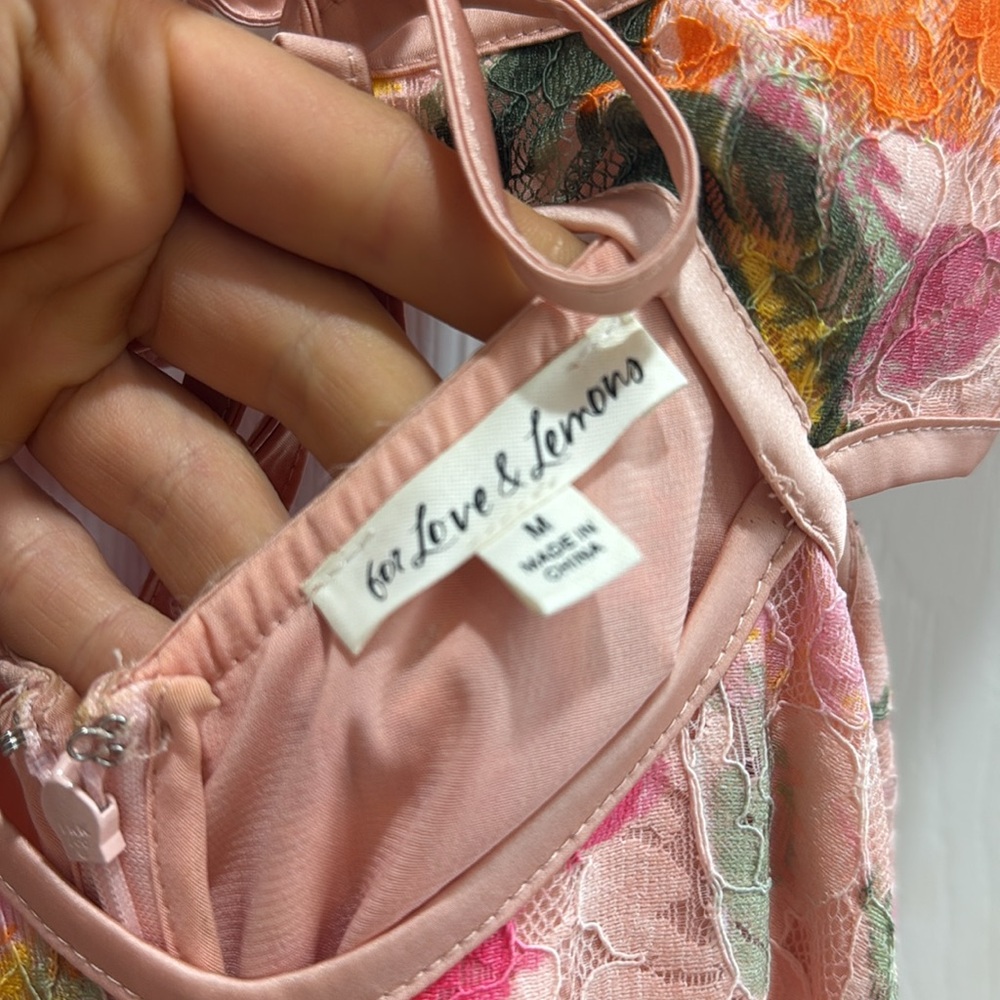 Dasha floral Lace for love & lemons cut out dress - Picture 6 of 6